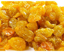 Nho khô vàng tròn